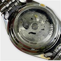 Seiko 5 7S26-03V0 White Dial Day Date Automatic Mens Watch JAPAN